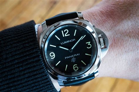 panerai luminor base logo 3 days 44 mm pam00777|Panerai Luminor base logo review.